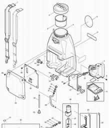 Makita BVF154 spare parts