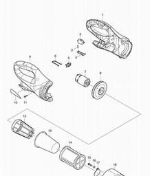Makita CL100D spare parts