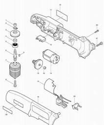 Makita DA312D spare parts