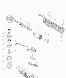 Makita DA331D spare parts