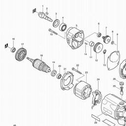 Makita DA4000LR spare parts