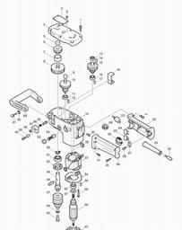 Makita DA6301 spare parts