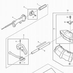 Makita DBC260L spare parts