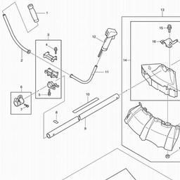 Makita DBC260U spare parts