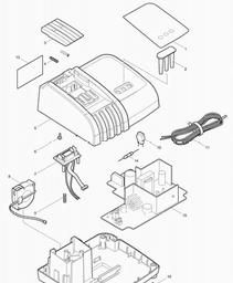 Makita DC18RA spare parts