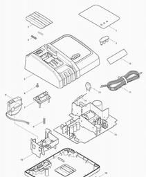 Makita DC18RC spare parts