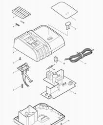 Makita DC18SD spare parts