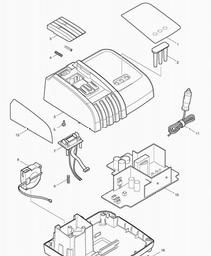 Makita DC18SE spare parts