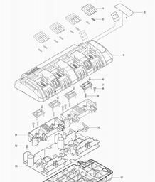 Makita DC18SF spare parts