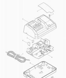 Makita DC18WA spare parts