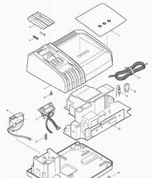 Makita DC36RA spare parts