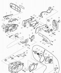 Makita DCS230T spare parts