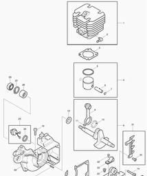 Makita DCS330S spare parts