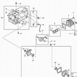Makita DCS330TH spare parts