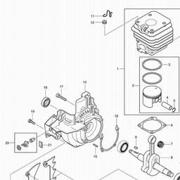 Makita DCS6000I spare parts
