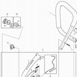 Makita DCS6401 spare parts