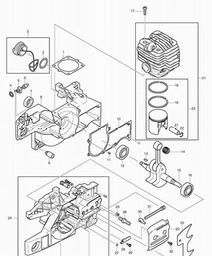 Makita DCS9000 spare parts