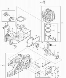 Makita DCS9010 spare parts