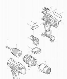 Makita DDF453 spare parts