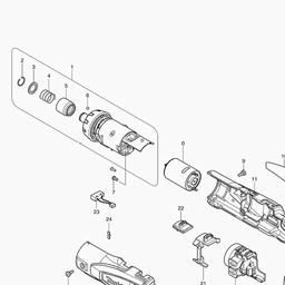 Makita DF010D spare parts