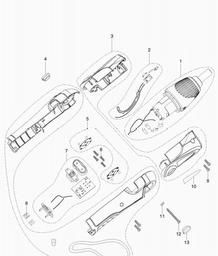 Makita DF011D spare parts