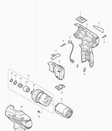 Makita DF030D spare parts
