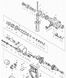 Makita DHR202 spare parts