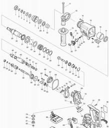 Makita DHR242 spare parts