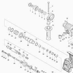 Makita DHR263 spare parts