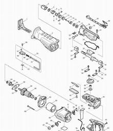 Makita DJR181 spare parts
