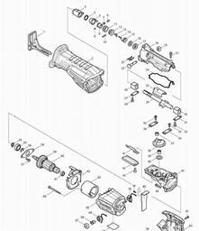 Makita DJR182 spare parts