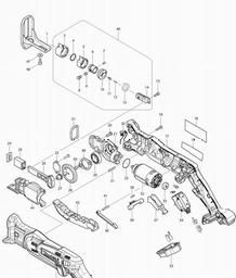 Makita DJR183 spare parts