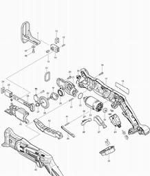 Makita DJR185 spare parts