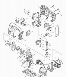 Makita DJV140 spare parts