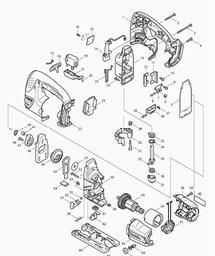 Makita DJV180 spare parts