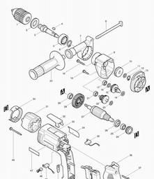 Makita DP4003 spare parts