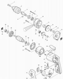 Makita DP4700 spare parts