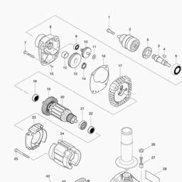 Makita DS4010 spare parts
