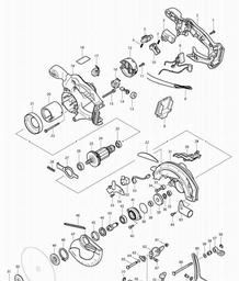 Makita DSS610 spare parts