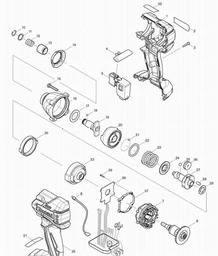 Makita DTD129 spare parts