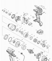 Makita DTD146 spare parts
