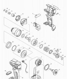 Makita DTD147 spare parts
