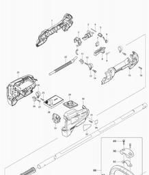 Makita DUR182L spare parts