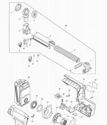 Makita DX01 spare parts