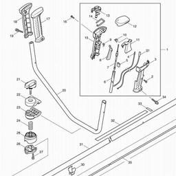 Makita EBH252U spare parts