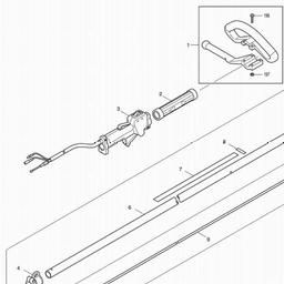 Makita EBH253L spare parts