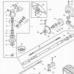 Makita EBH341R spare parts