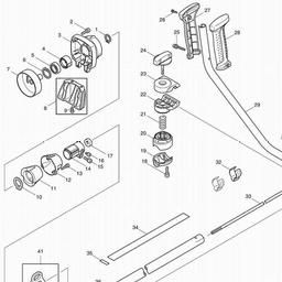 Makita EBH341U spare parts