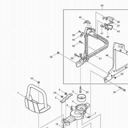 Makita EH561 spare parts