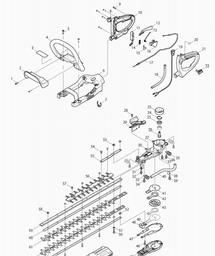 Makita EH6000W spare parts